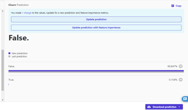 SageMaker Canvas Update predict