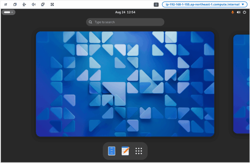 Amazon DCV でとりあえず検証用 Amazon Linux 2023 GUI 環境にアクセスする – TechHarmony