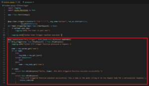 【初心者向け】Azure FunctionsでPythonを実行する(HTTP Trigger) – TechHarmony